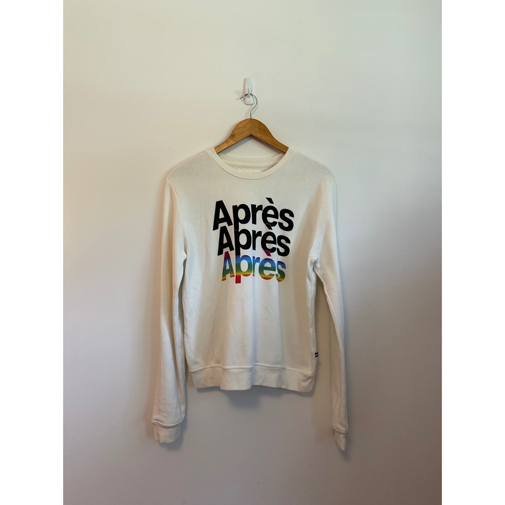 Sol Angeles Après Rainbow Graphic Sweatshirt | Size XL